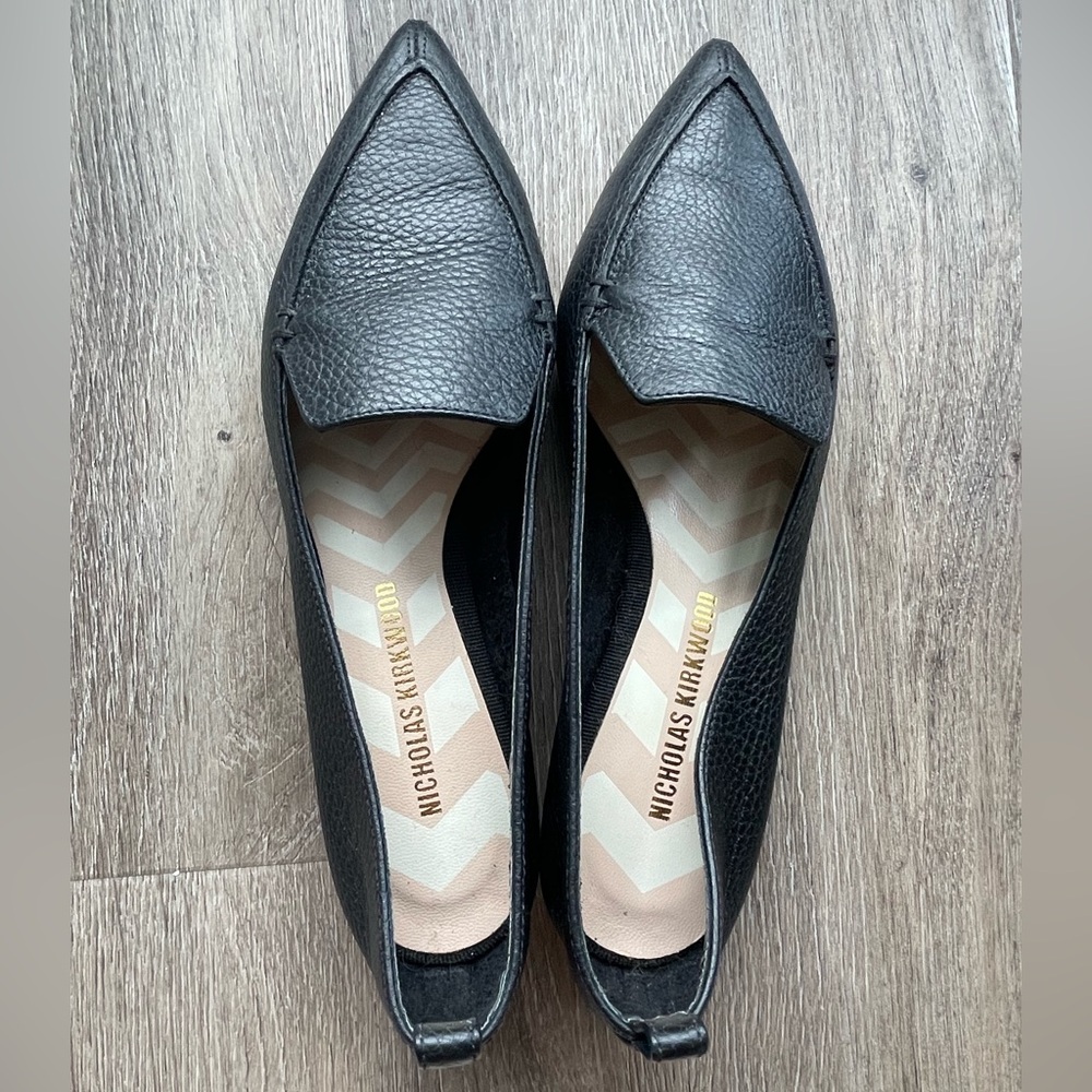 Nicholas Kirkwood Black Beya Loafers | size:6